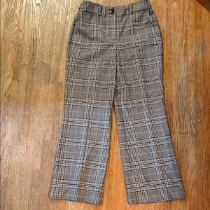 Talbots Classic Checkered Trousers